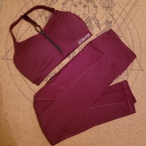 Victoria secret sport leggings and 32 D bra